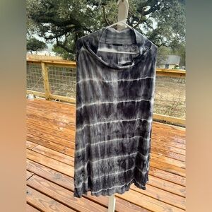 Sweet Claire Gray Tie-Dye Skirt